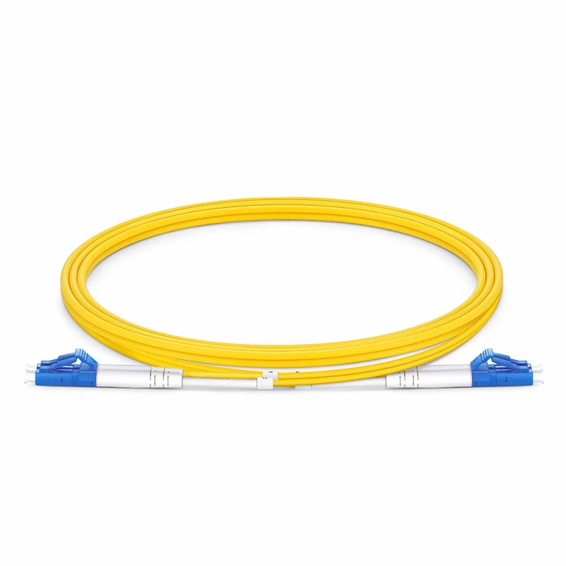 1.8mm LC/UPC-LC/UPC Duplex 9/125um G657A1 PVC Jacket Tight-Buffered Fiber Patch Cable