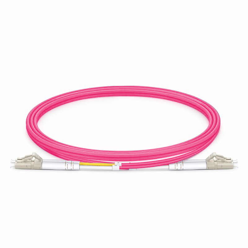1.8mm LC/UPC-LC/UPC Duplex 50/125um OM4 LSZH Jacket Tight-Buffered Fiber Patch Cable