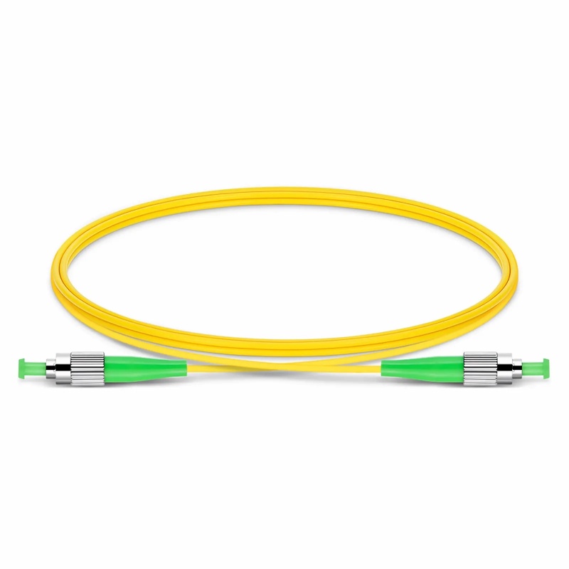 2.0mm FC/APC-FC/APC Simplex 9/125um G657A1 LSZH Jacket Tight-Buffered Fiber Patch Cable