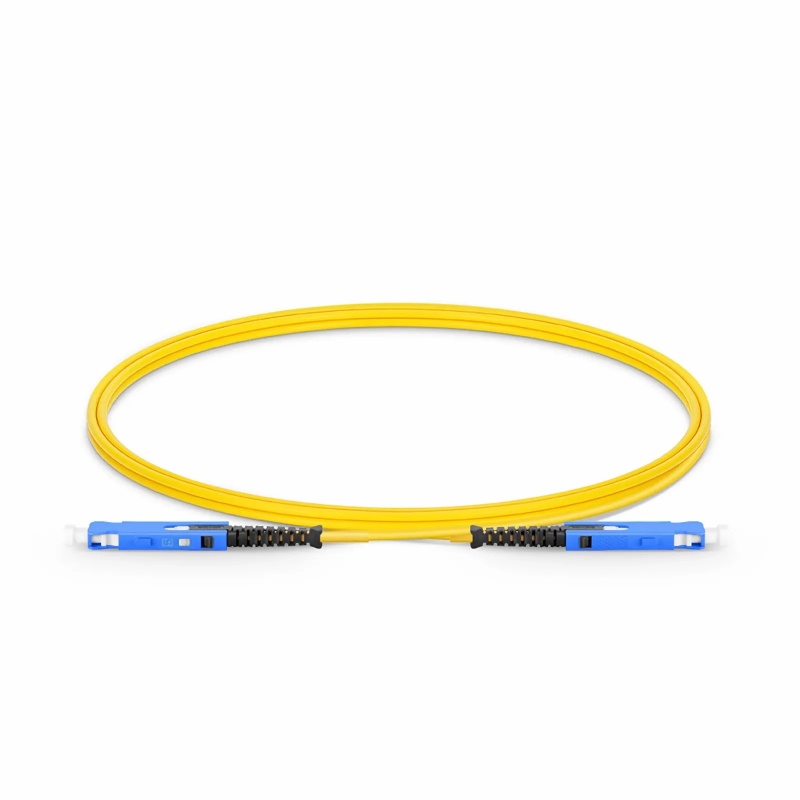 2.0mm SN/UPC-SN/UPC Duplex 9/125um G657A1 LSZH Jacket Tight-Buffered Fiber Patch Cable