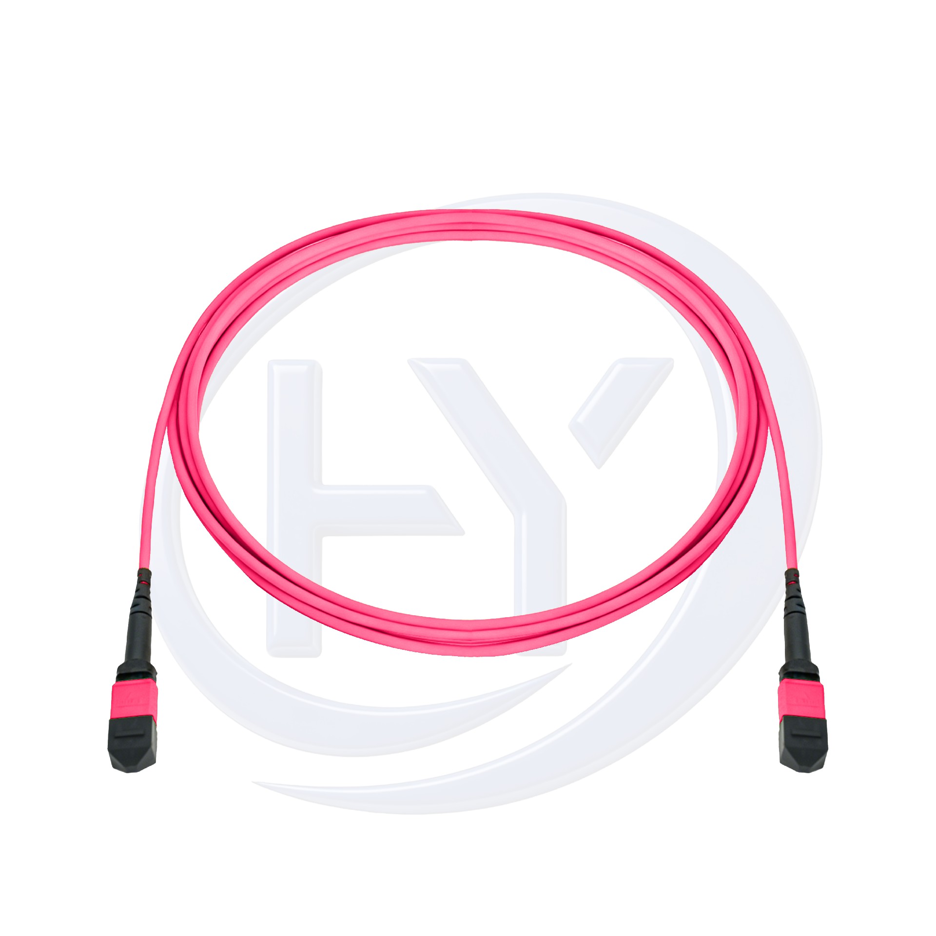 12F MTP® Trunk Cable UPC(Female)-UPC(Female) OM4 0.6dB Max LSZH Rose Pink Jacket