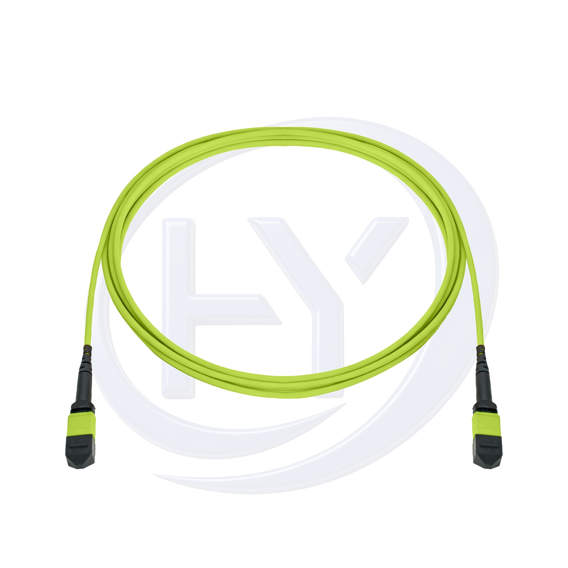 12F MTP® Trunk Cable UPC(Female)-UPC(Female) OM5 0.6dB Max LSZH Limegreen Jacket