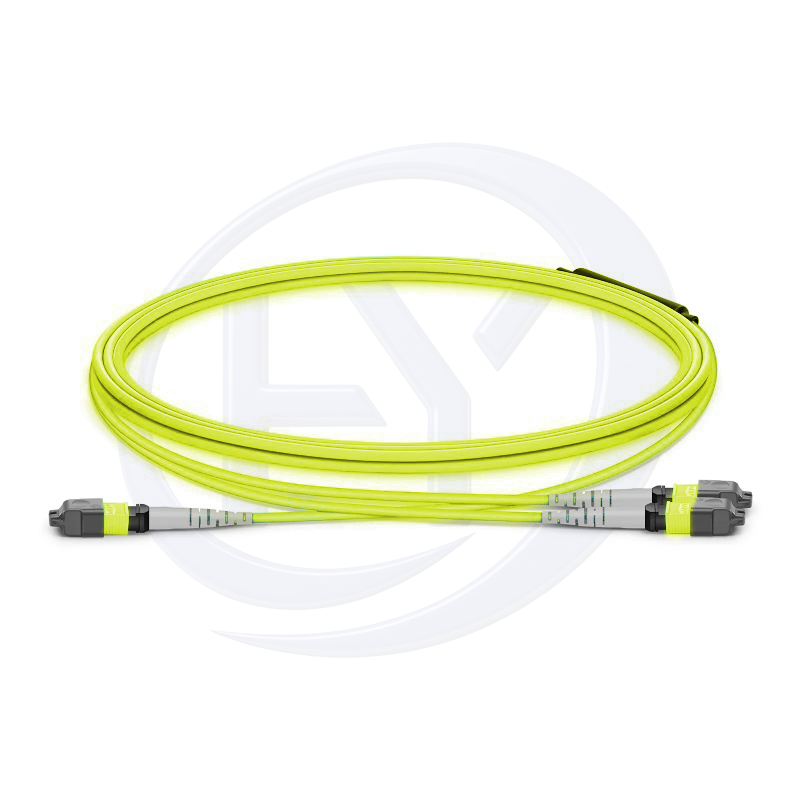 16F MTP® Trunk Cable 16F UPC(Female)-2x8F UPC(Female) OM5 0.6dB Max LSZH Aqua Jacket