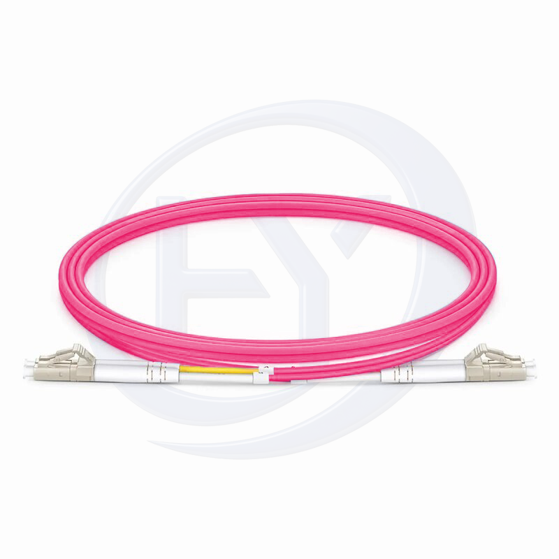 1.8mm LC/UPC-LC/UPC Duplex 50/125um OM4 LSZH Jacket Tight-Buffered Fiber Patch Cable
