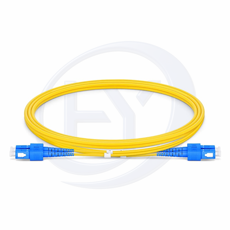 3.0mm SC/UPC-SC/UPC Duplex 9/125um G657A1 PVC Jacket Tight-Buffered Fiber Patch Cable