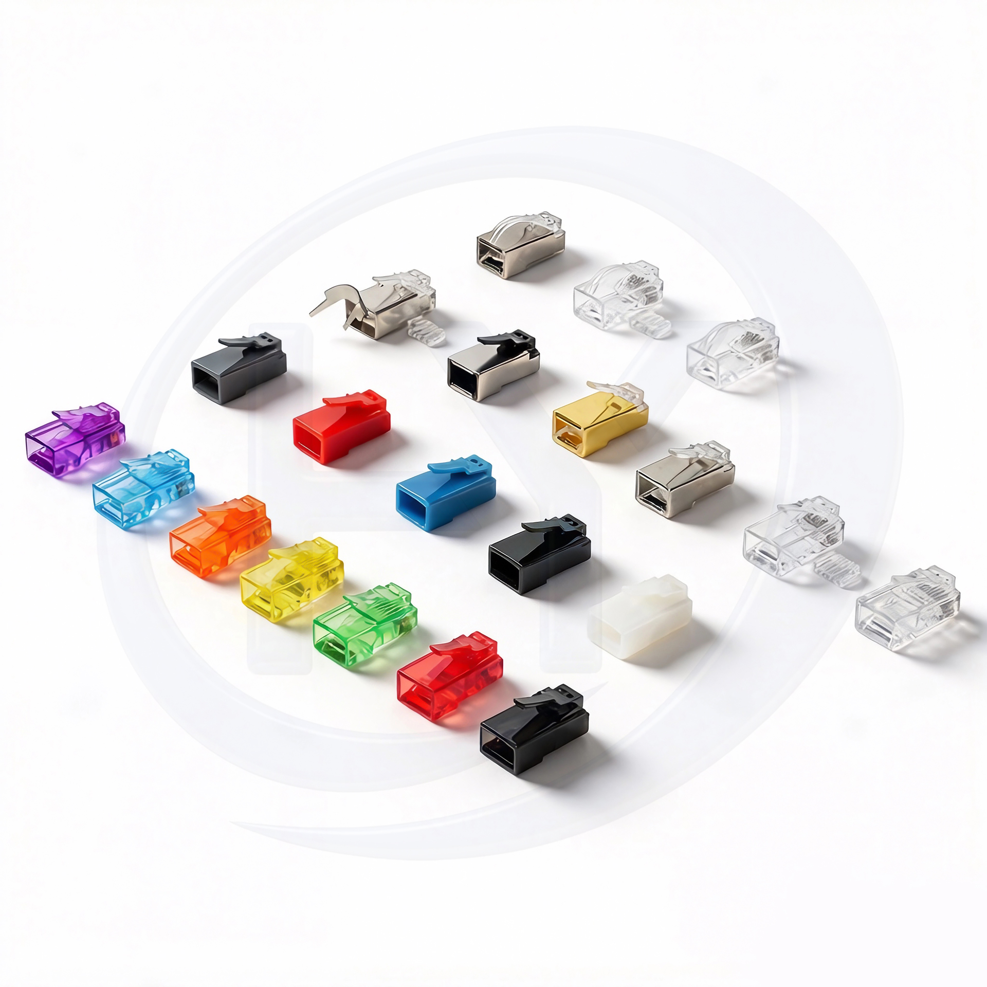 Category 6A/6/5E Network Modular Plugs